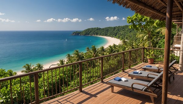 Séjournez à l'hôtel le corail noir avec vue imprenable sur les plages de nosy be